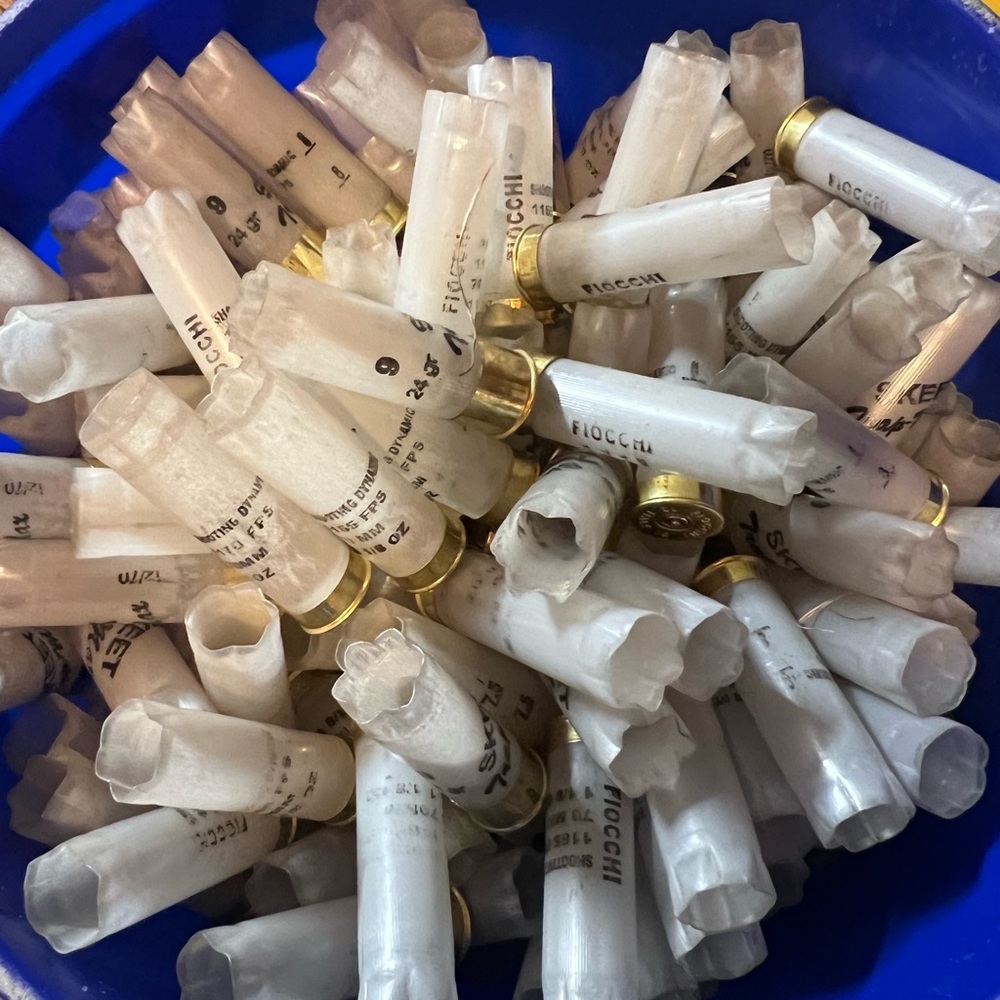 Assortment of 12 gauge shotgun hulls - Various colors to choose from